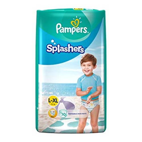 PAMPERS PANTS SPLASHERS L-XL 12+kg 10